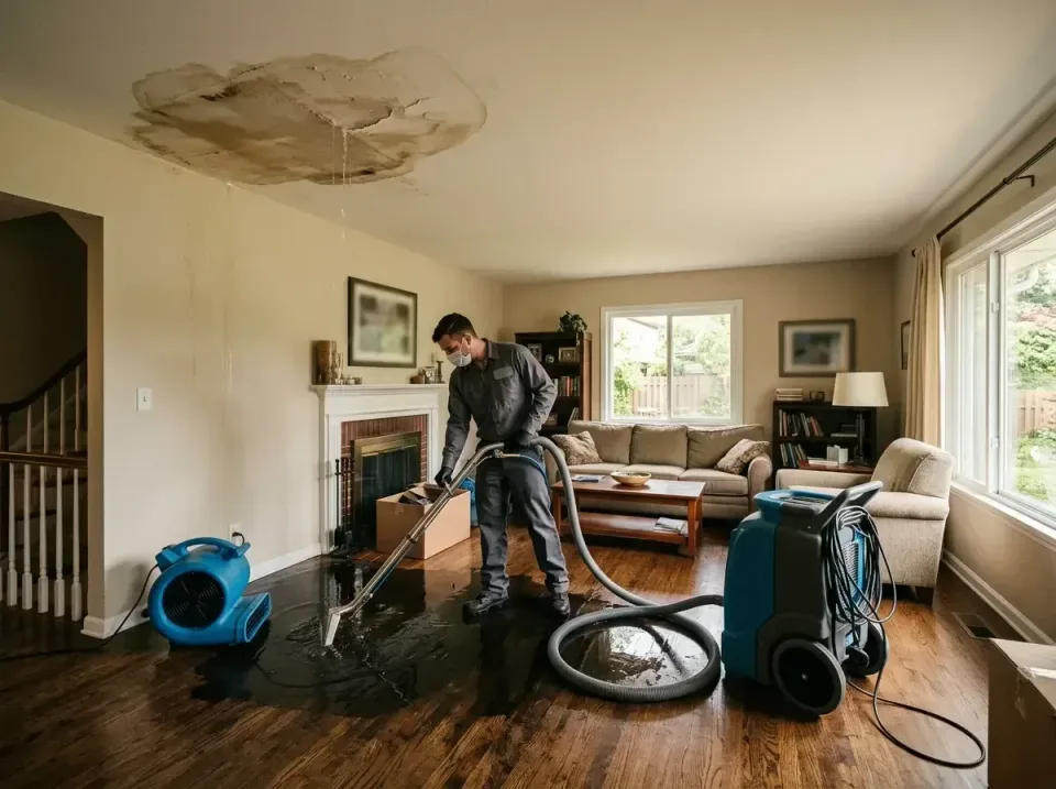 attic-pipe-burst-ceiling-drip-008 — frequently asked questions, Water Damage Restoration & Carpet Care in North Fort Myers,…
